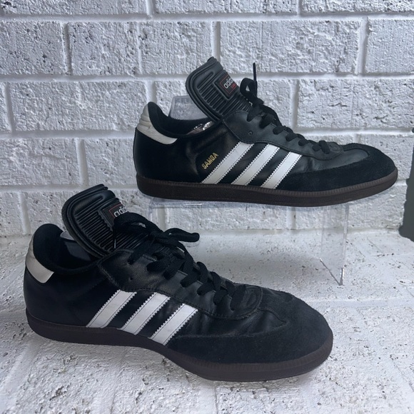adidas Shoes Adidas Samba Indoor Soccer Black White Gum Leather